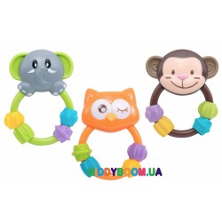 Игрушка-погремушка Любимые зверушки Сова Baby Team 8403 